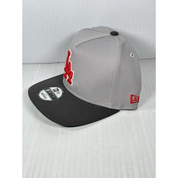 New Era 9FIFTY A-Frame Los Angeles Dodgers 50 Years Snapback Hat Cap Side Patch - Picture 3 of 5